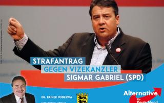 Strafantrag gegen SPD-Vizekanzler Sigmar Gabriel