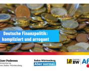 Dr. Rainer Podeswa: Bürgergeld und Tankrabatt ungeeignet